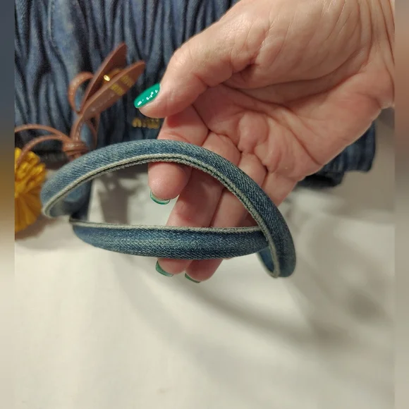 💙MIU MIU Denim Matelasse Bag Bundle - Picture 6 of 11
